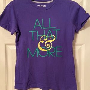 Adidas Purple Tee with Gray Accents